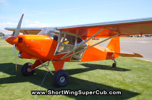 Finished Short Wing Super Cub on the ramp